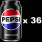 Pepsi Zero Sugar, 12 fl. oz., 36 pk.