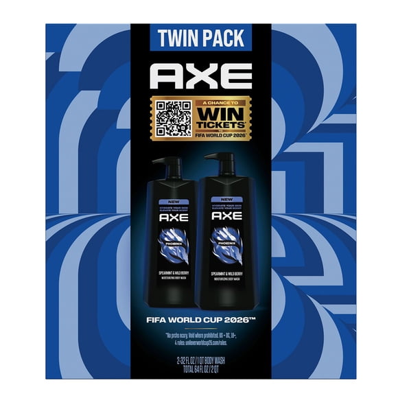 AXE Phoenix Body Wash, Spearmint & Wild Berry, 32 fl. oz., 2 pk.