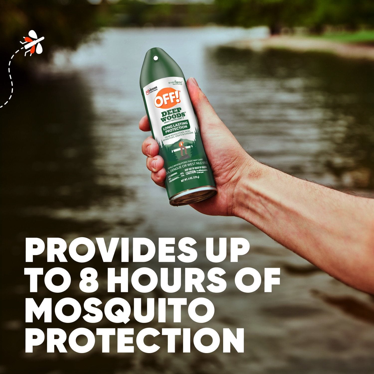 OFF! Deep Woods Insect Repellent, 9 oz, Pack of 3