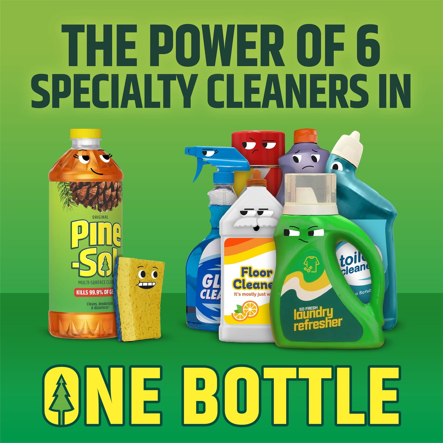 Pine-Sol Multi-Surface Cleaner, Pine Scent, 2 ct., 120 fl. oz.