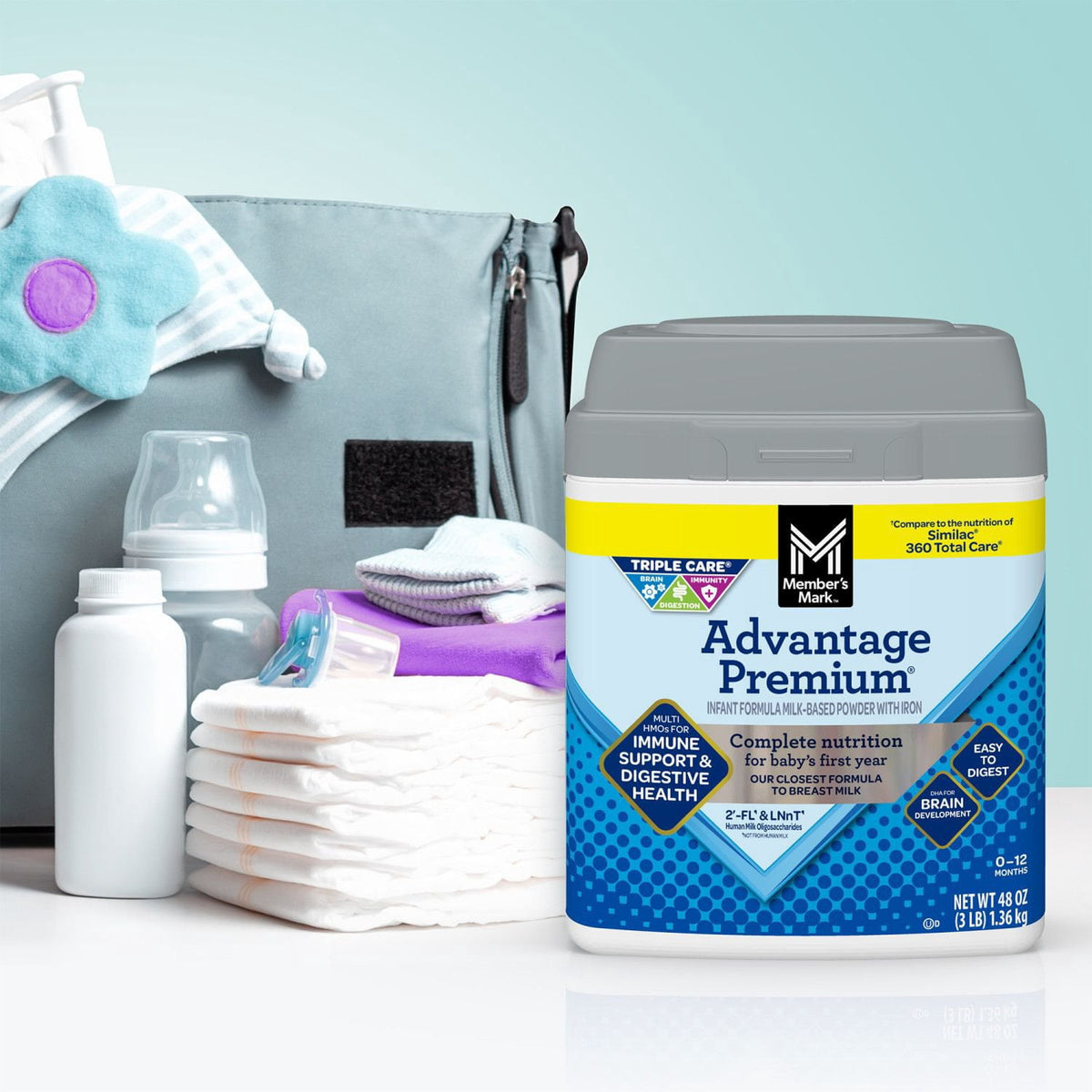 Member's Mark, Advantage Premium, Infant Formula, 48 oz.