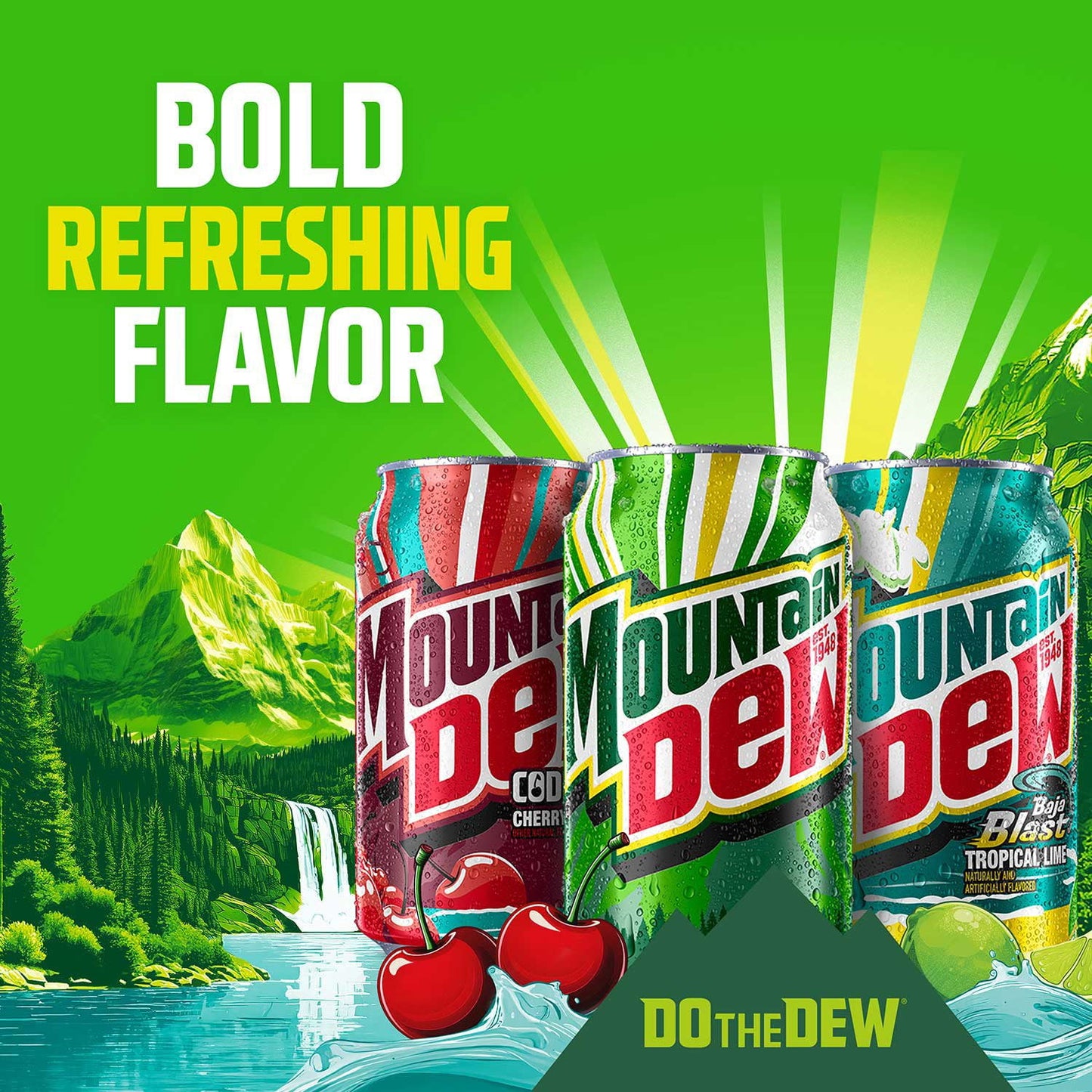 Mountain Dew 12 fl. oz. cans, 36 pk.