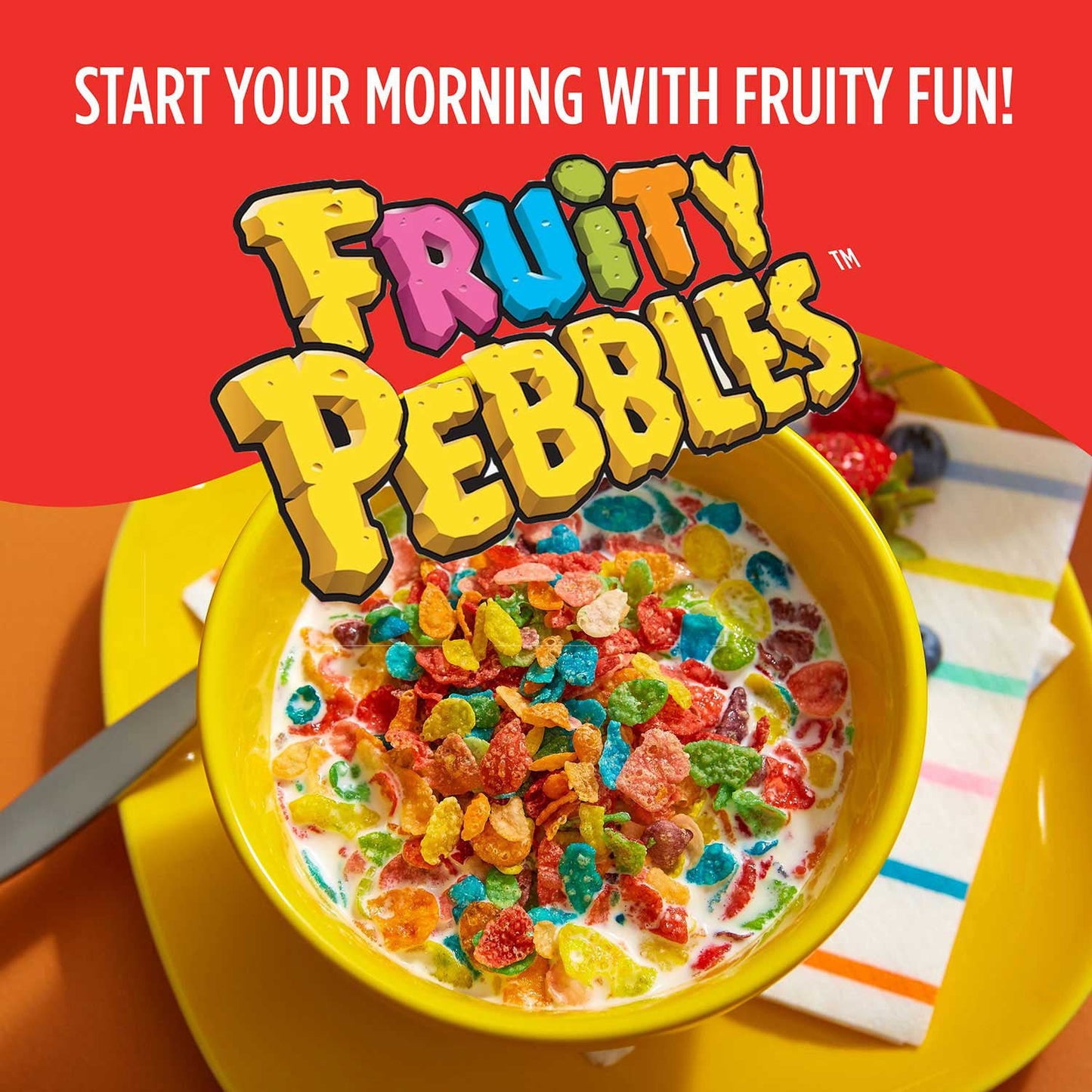 Fruity Pebbles Cereal, 38 oz.
