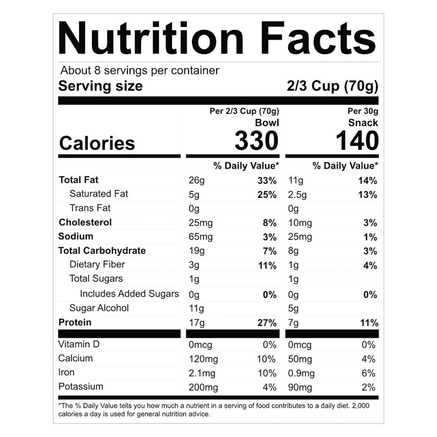NuTrail Vanilla Almond Protein Granola, 20 oz.