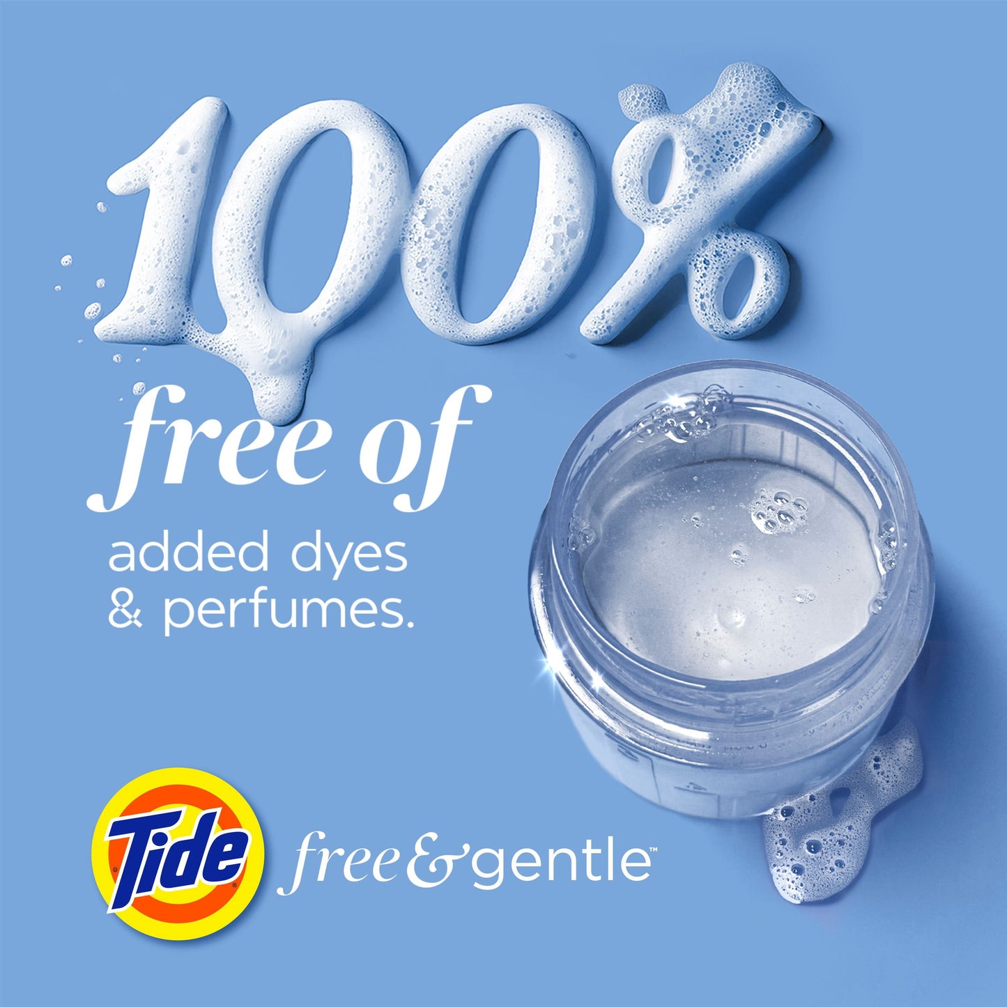 Tide Free & Gentle Liquid Laundry Detergent, 152 loads, 170 fl. oz.