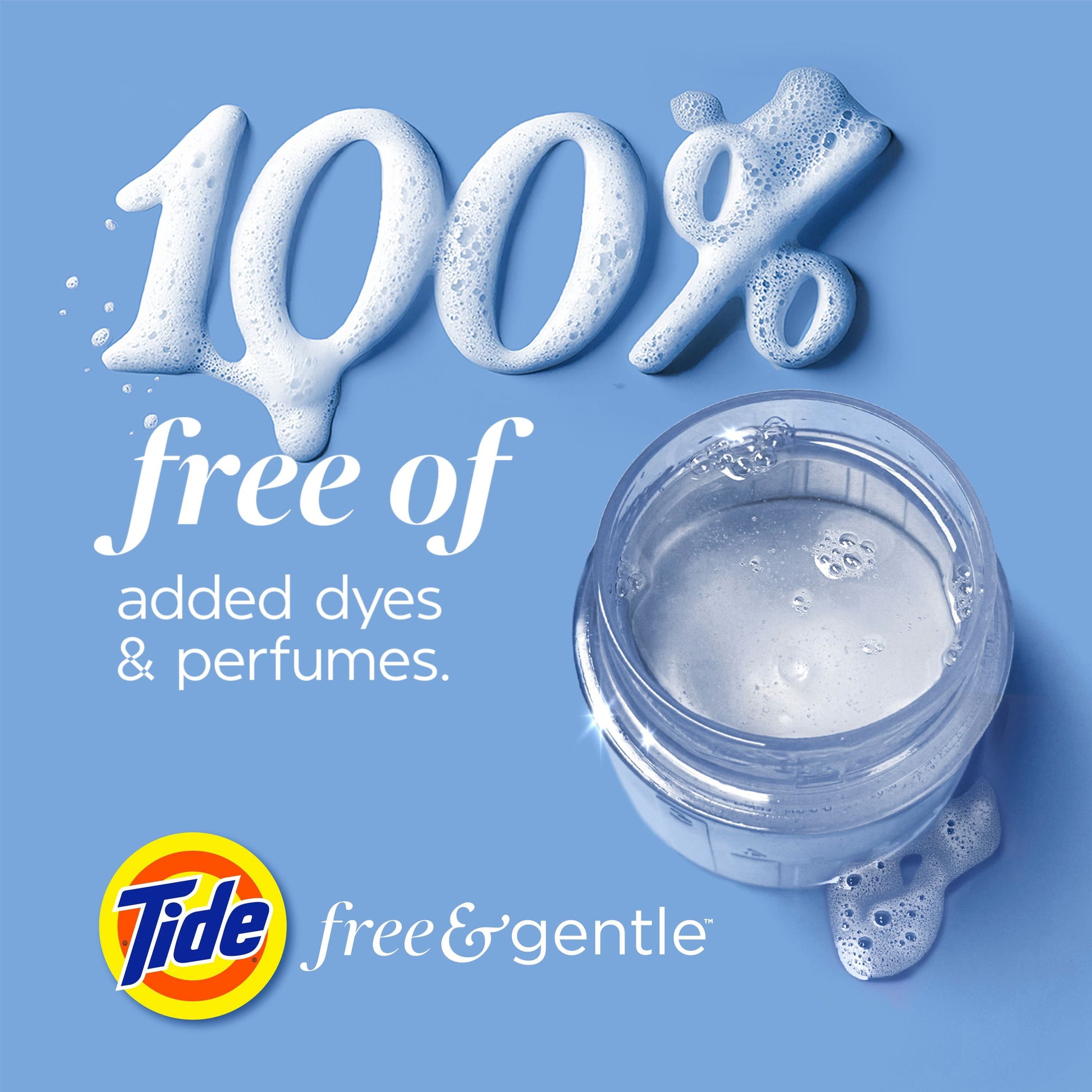 Tide Free & Gentle Liquid Laundry Detergent, 152 loads, 170 fl. oz.