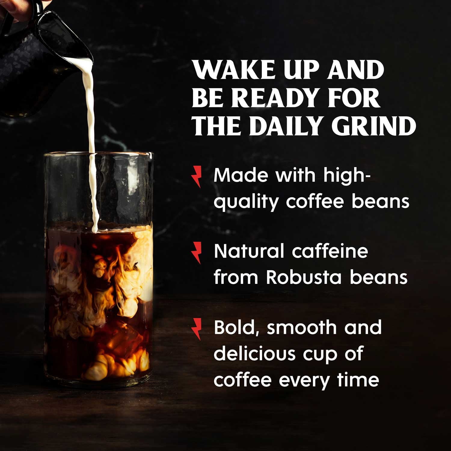 Death Wish Organic Dark Roast Ground Coffee, 34 oz.