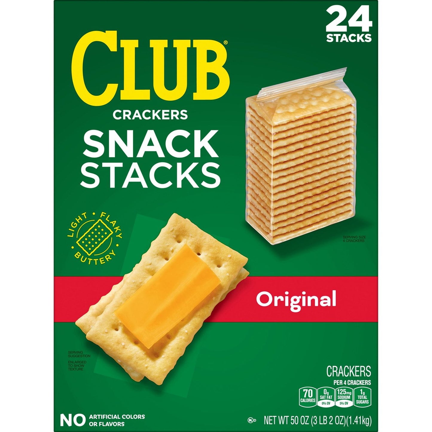 Club Crackers Snack Stacks, 2.08 oz., 24 pk.
