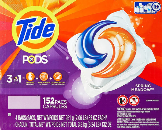Tide Spring Meadow Pods, 152 Count