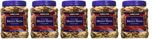 Kirkland Signature YlMaiN Fancy Mixed Nuts, 40 Ounce (5 Pack)