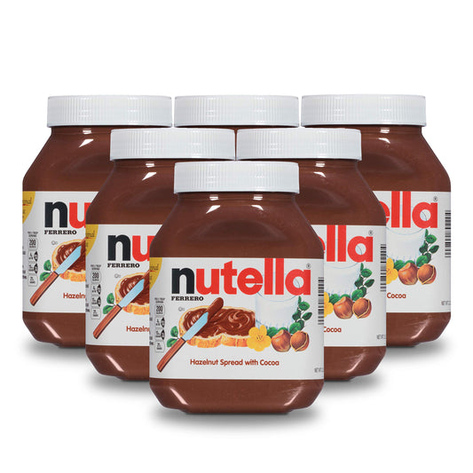 Nutella Chocolate Hazelnut Spread, Perfect Topping for Pancakes, 35.2 Ounce, Pack of 6