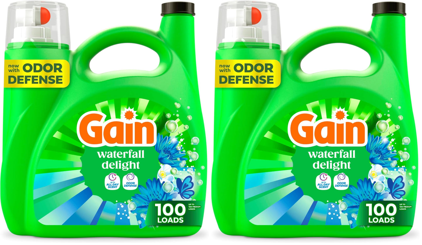 Gain + OXI Liquid Laundry Detergent 107 fl oz, 159 loads