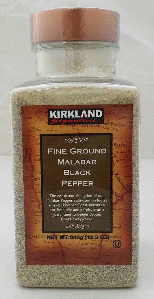 KIRKLAND Kirkland black pepper finely ground 348g