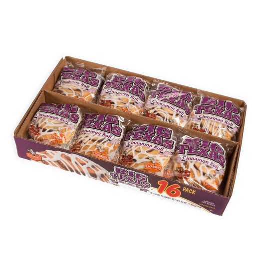 Cloverhill Big Texas Cinnamon Rolls 16 Count - 4 oz. Pastries