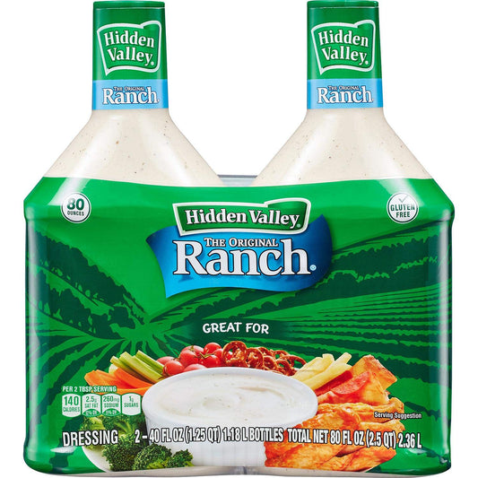 Hidden Valley The Original Ranch Dressing, 40 Ounce, Pack of 2