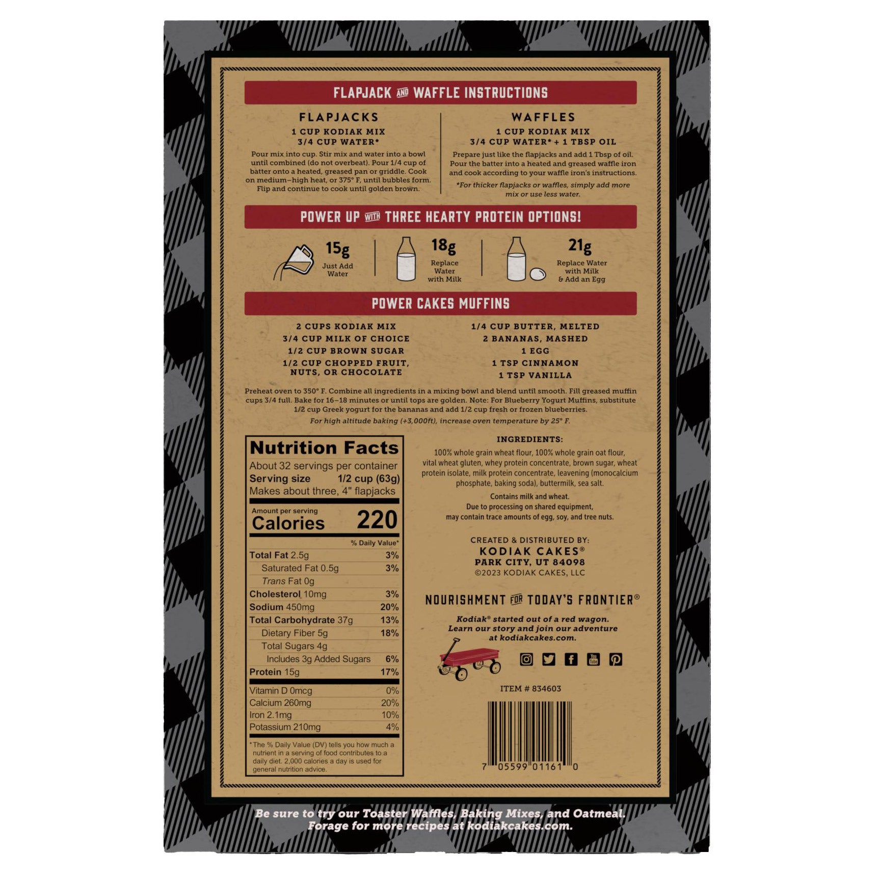 KODIAK CAKES FLAPJACK & WAFFLE MIX 4.5 LB ELL PRICE