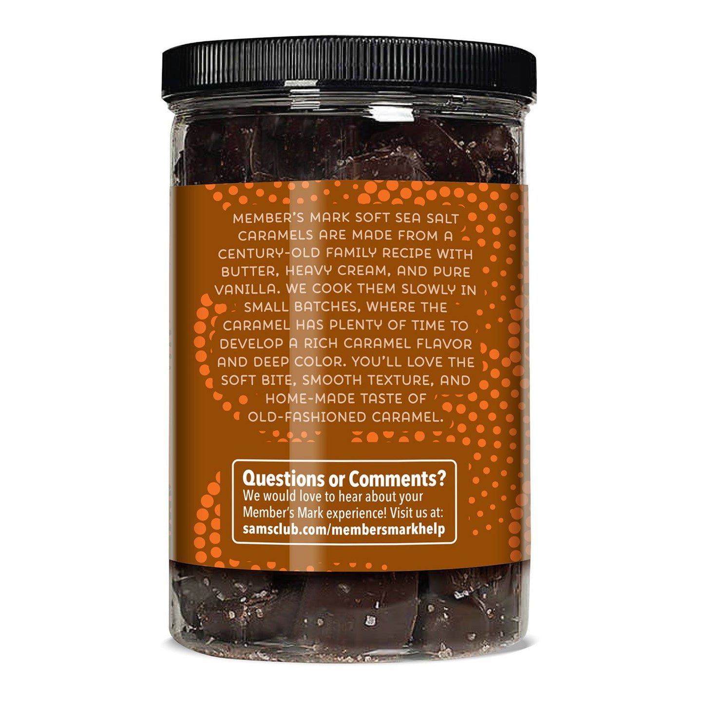 Member's Mark Dark Chocolate Soft Sea Salt Caramels, 36 oz.
