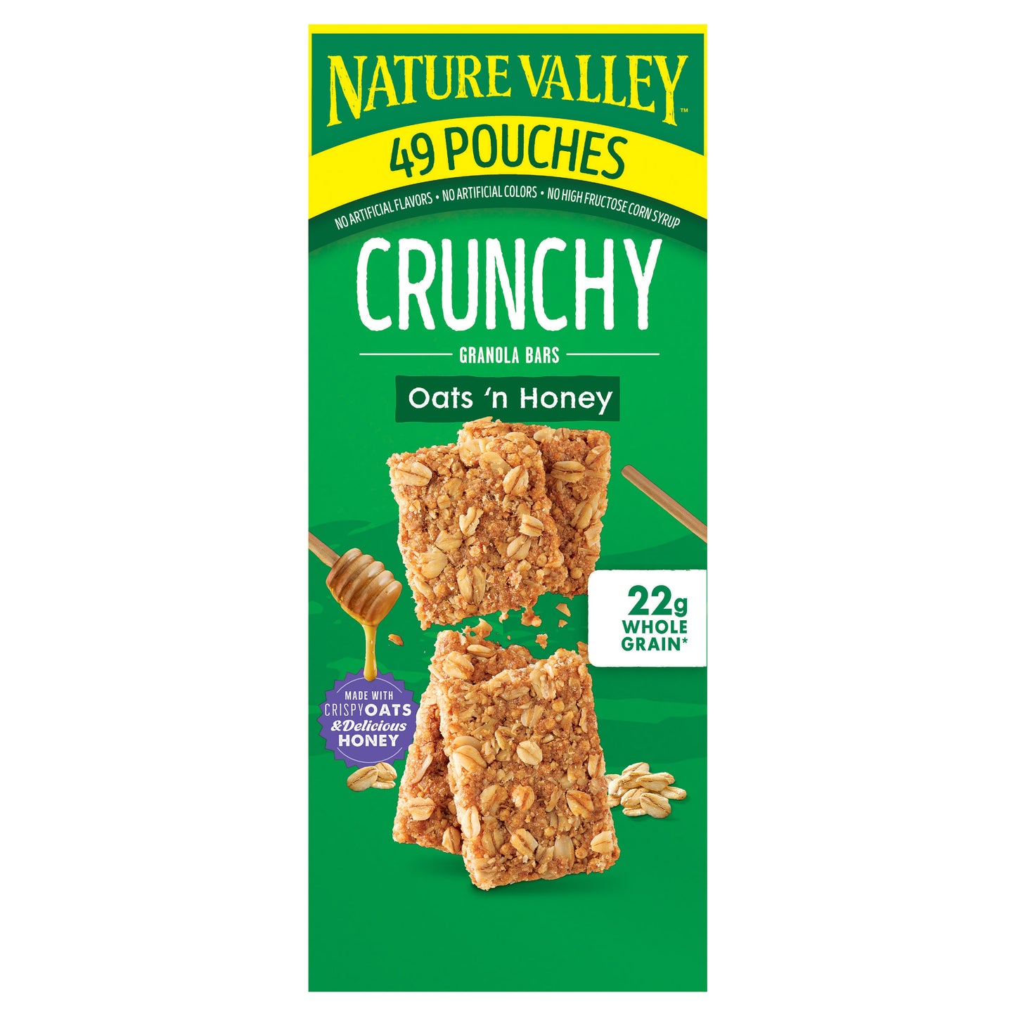 NATURE VALLEY OATS 'N HONEY BARS 49/ 1.5 OZ