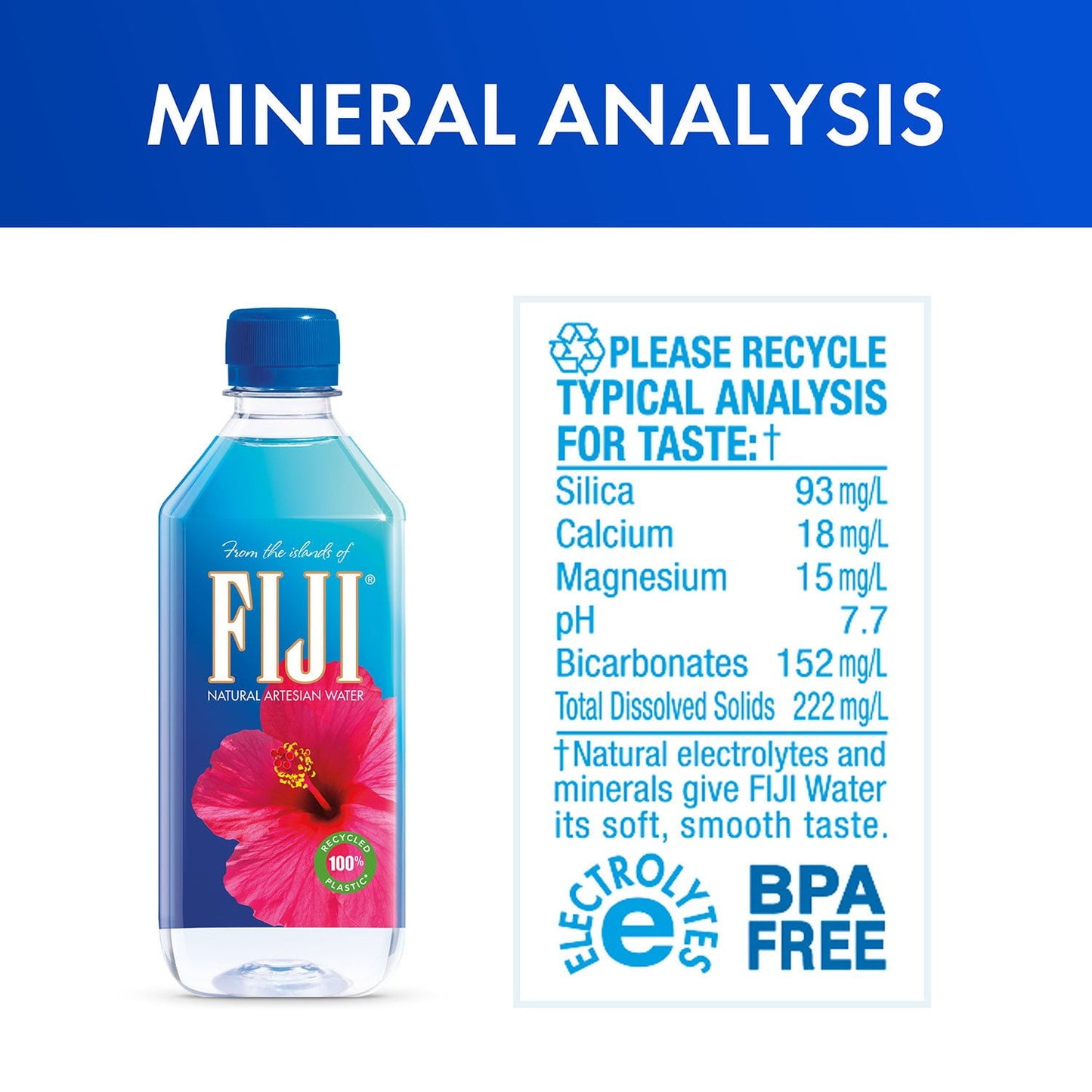 FIJI Natural Artesian Water, 16.9 fl. oz., 24 pk.