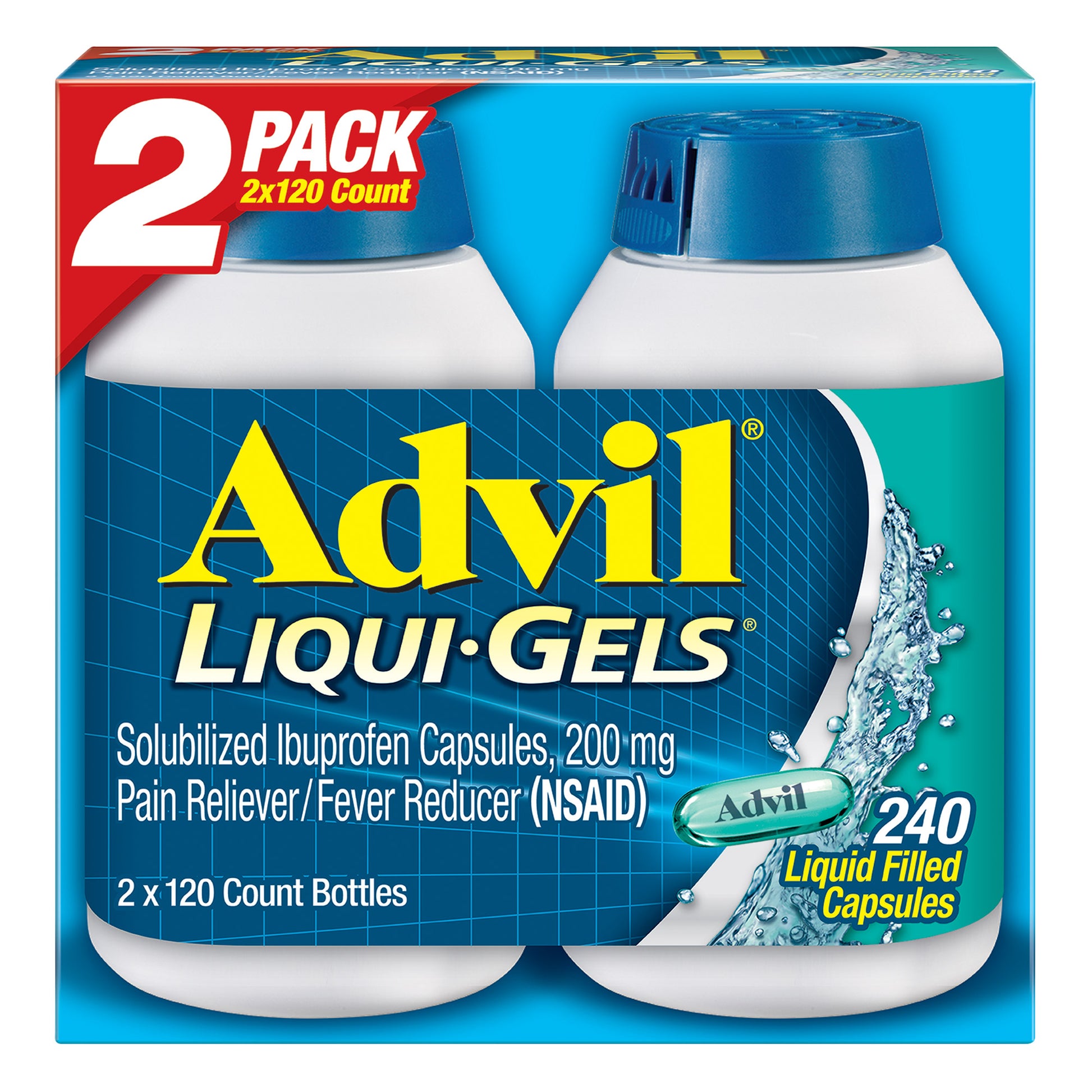 Advil Liqui-Gels 2/120 ct