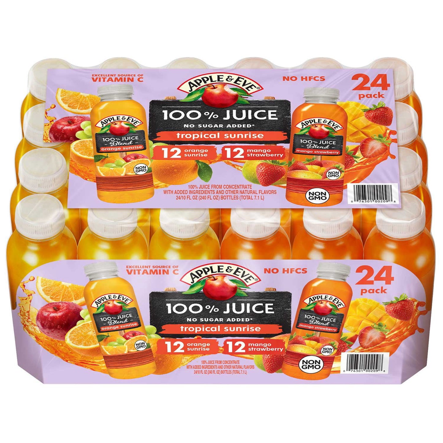 Apple & Eve 100% Juice Tropical Sunrise Variety Pack, 10 fl. oz., 24 pk.