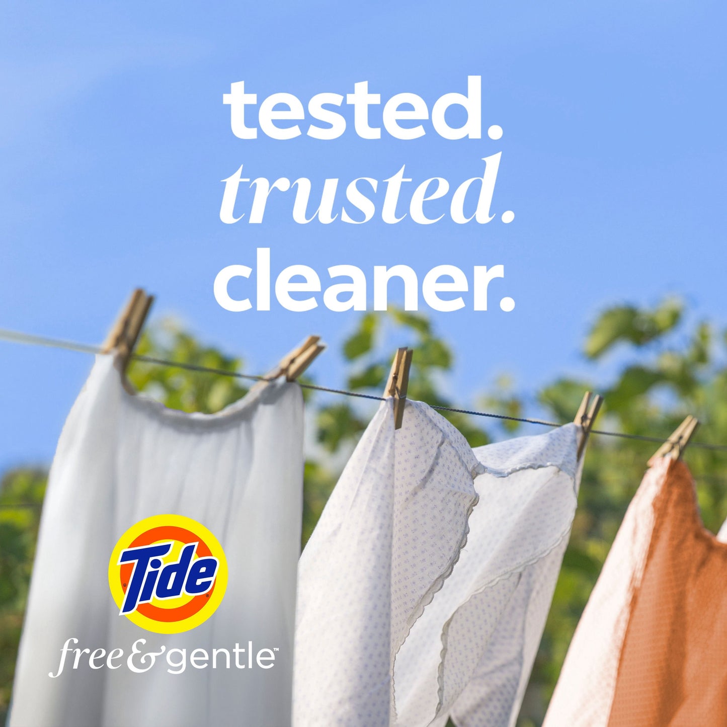 Tide Free & Gentle Liquid Laundry Detergent, 152 loads, 170 fl. oz.
