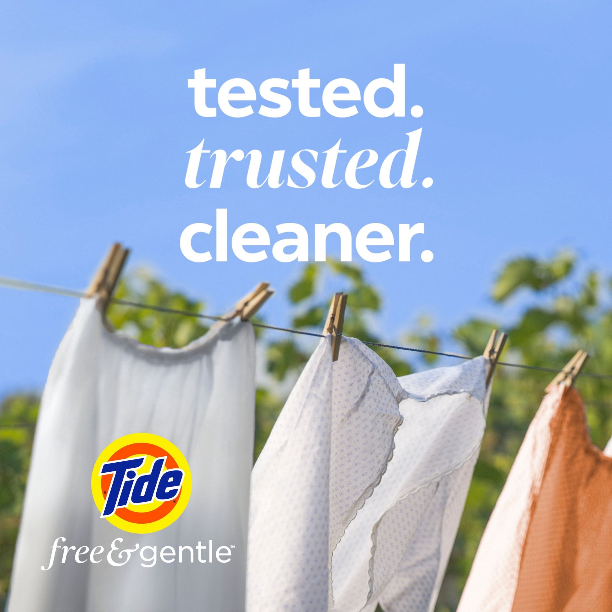 Tide Free & Gentle Liquid Laundry Detergent, 152 loads, 170 fl. oz.