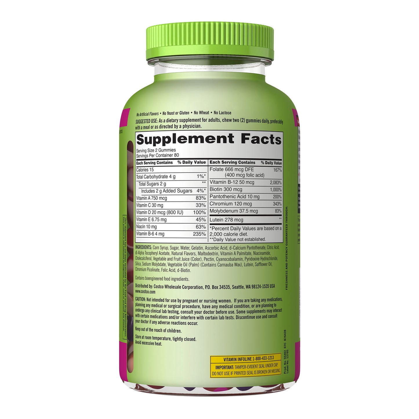 Kirkland Signature Adult Multi Gummies 2/160 ct