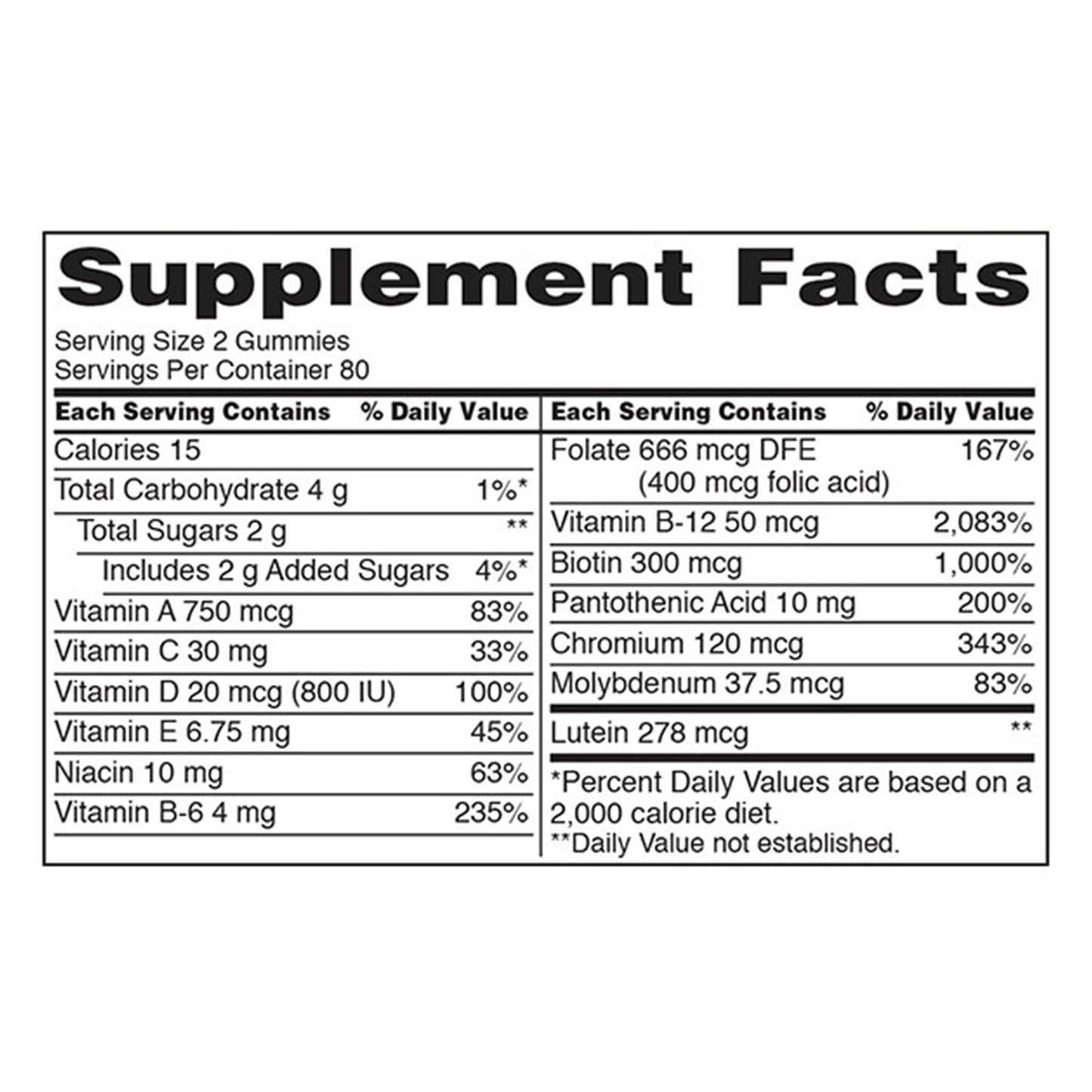 Kirkland Signature Adult Multi Gummies 2/160 ct