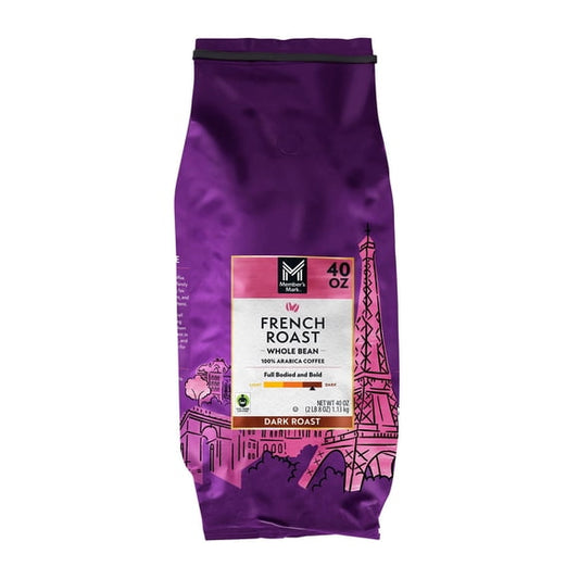Member's Mark French Roast Whole Bean Coffee, 40 oz.