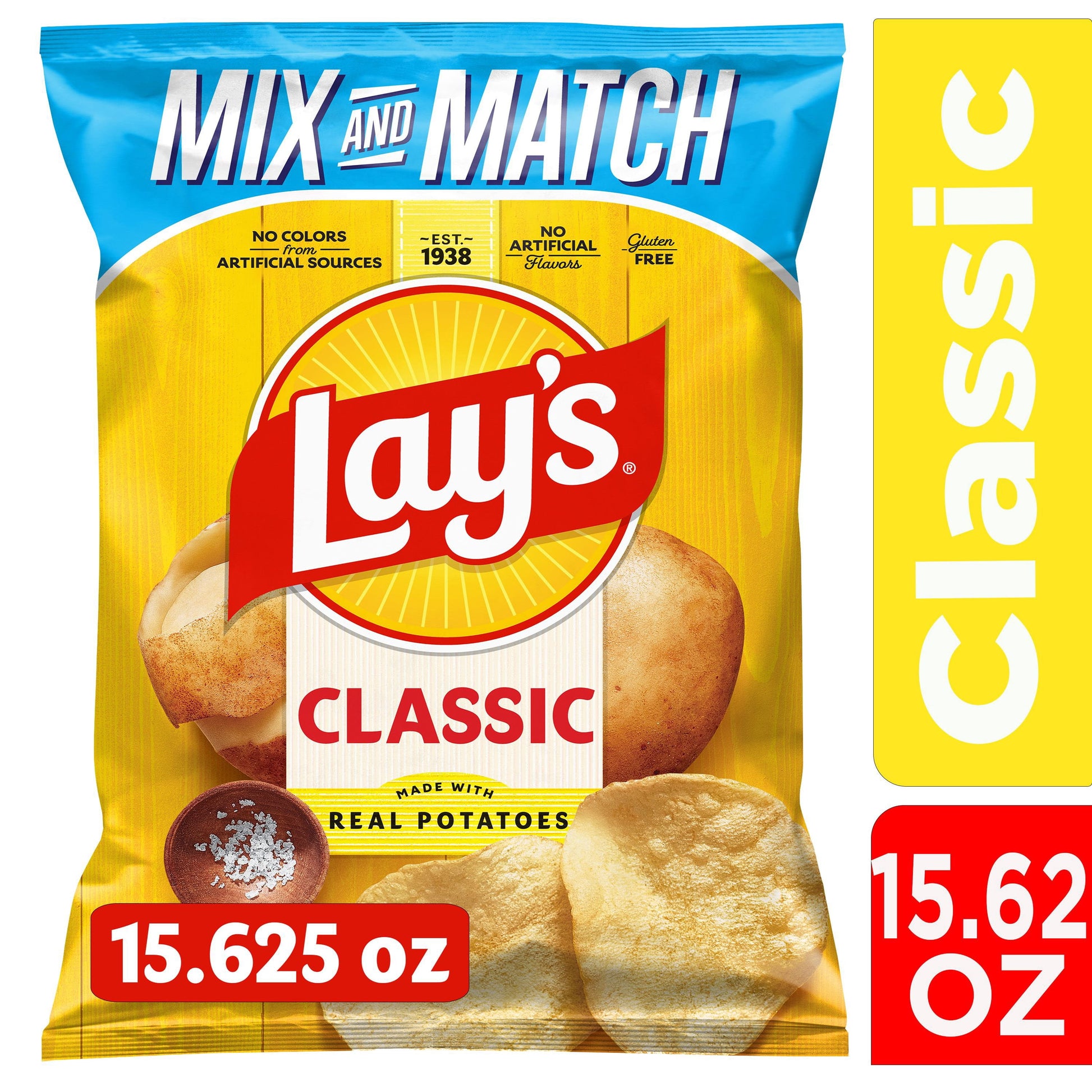 Lay's Classic Potato Chips, 15.625 oz.