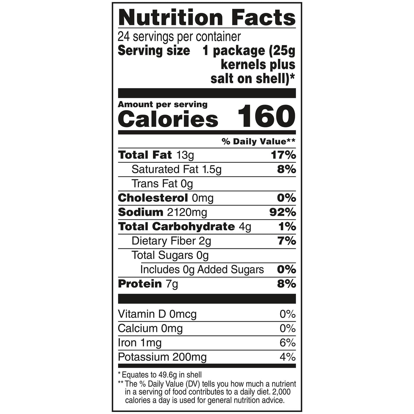 David Original Sunflower Seeds, 1.75 oz., 24 pk.