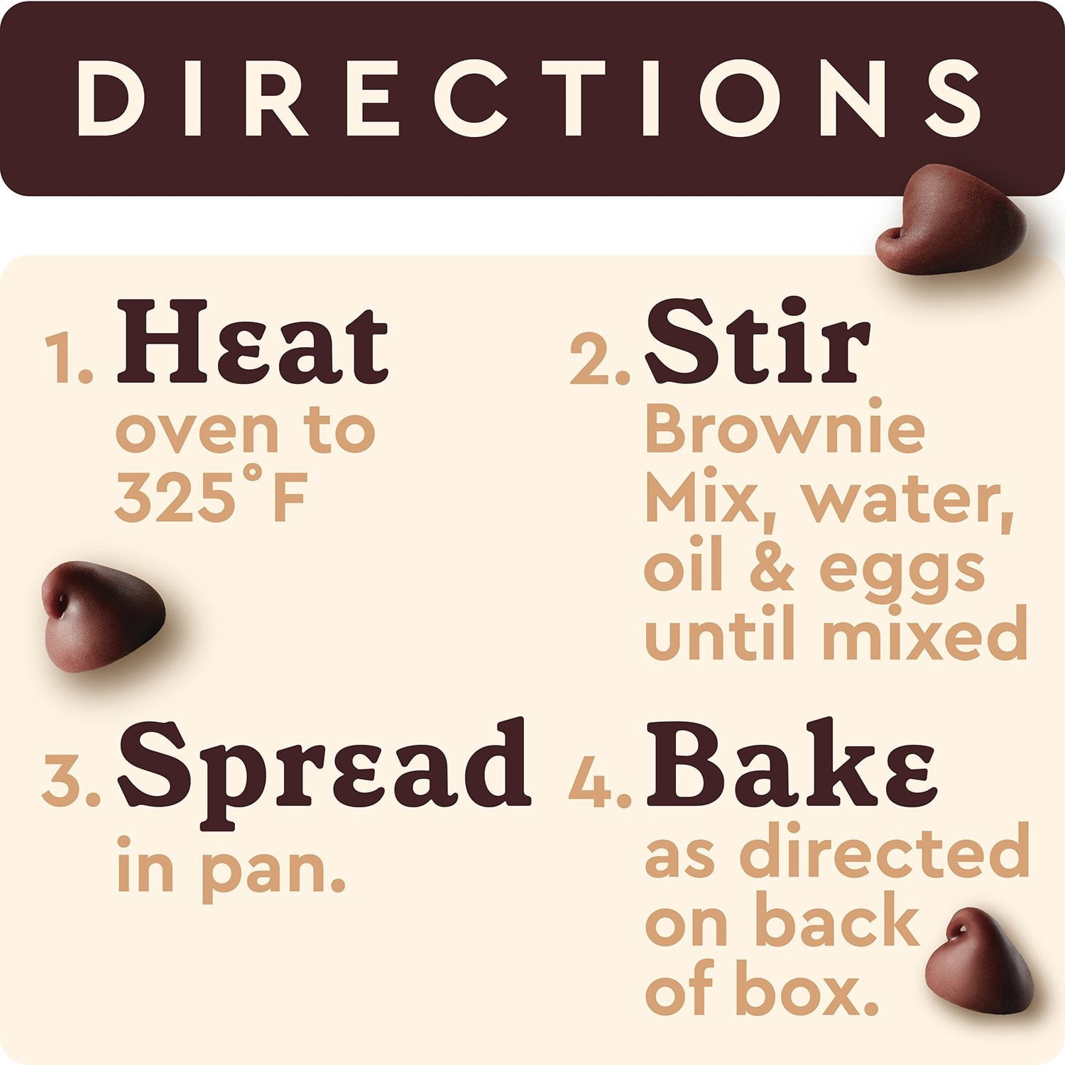 Betty Crocker HERSHEY'S Triple Chocolate Fudge Brownie Mix, 20 oz., 4 pk.