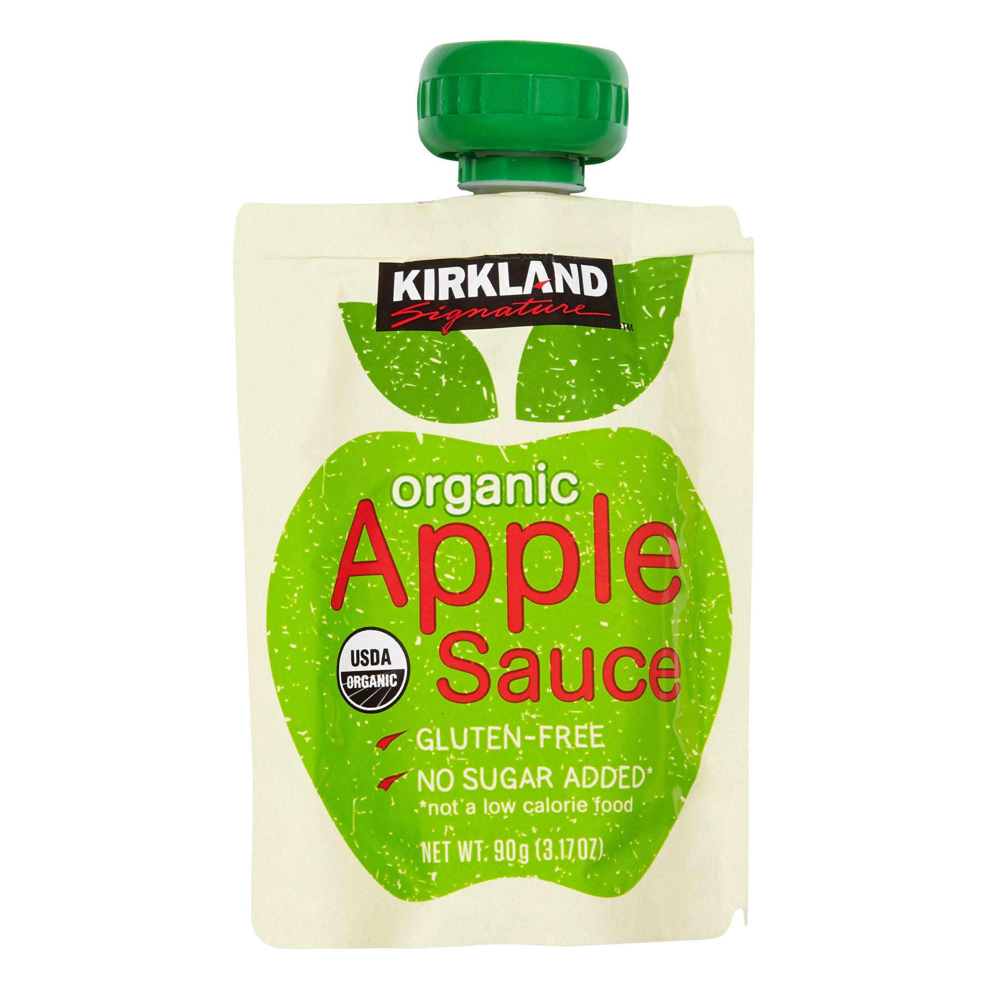 KIRKLAND SIGNATURE ORGANIC APPLESAUCE POUCHES 24/3.17 OZ