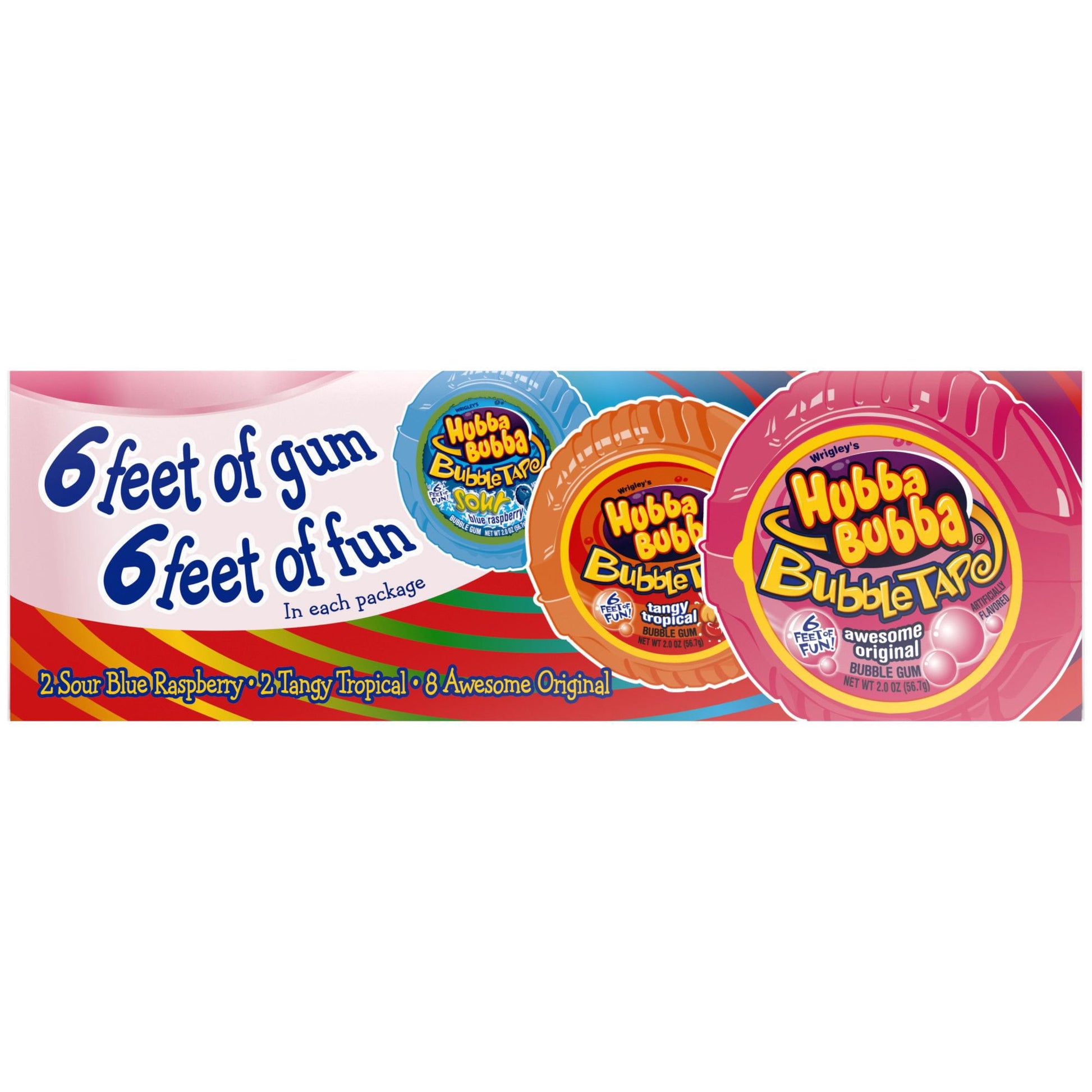 Hubba Bubba Bubble Tape Gum, 2 oz., 12 pk.