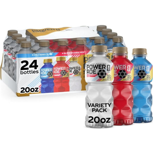 POWERADE Limited Edition Variety Pack Sports Drink, 20 fl. oz., 24 pk.