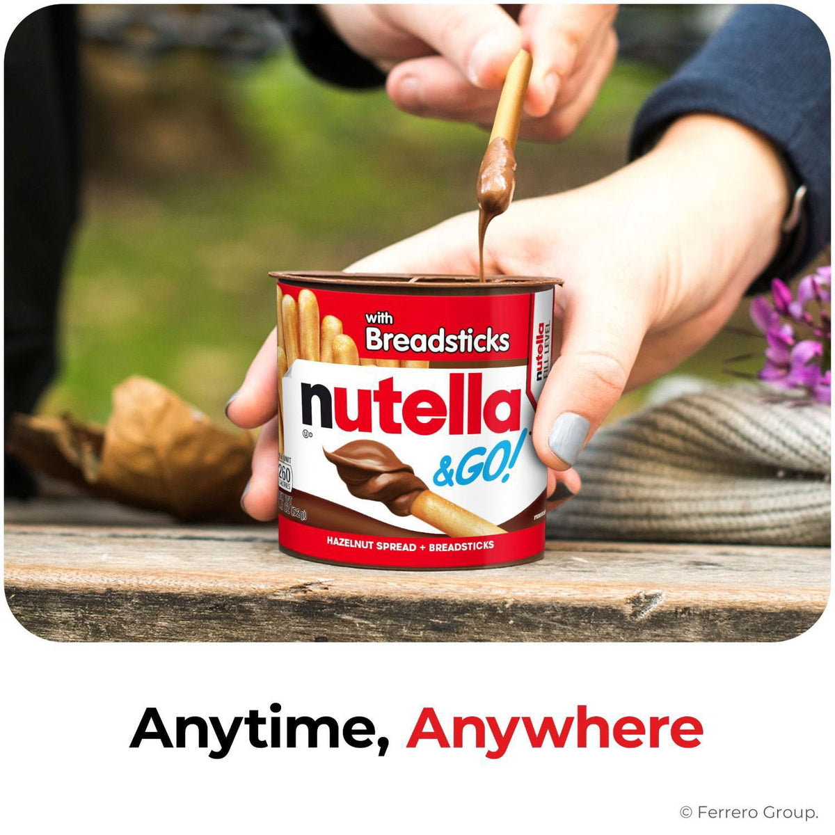 Nutella & GO! Hazelnut and Cocoa Spread + Breadsticks, 1.8 oz., 16 pk.