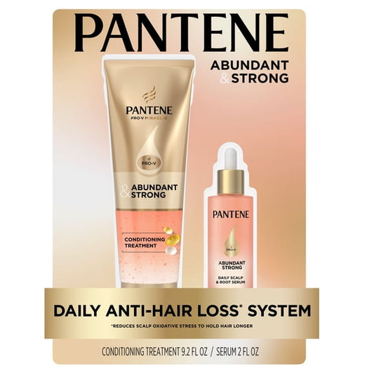 Pantene Pro-V Miracles Abundant & Strong, Anti-Hair Loss Treatment + Serum