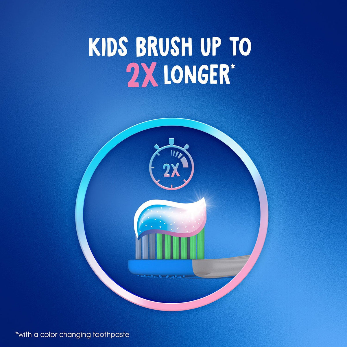 Crest Kid's Advanced Color Changing Toothpaste, Strawberry, 4.2 oz., 4 pk.