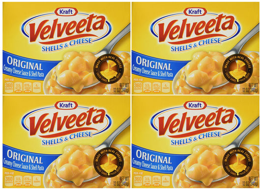 Velveeta Shells & Cheese The Original - 12oz - 4 Boxes