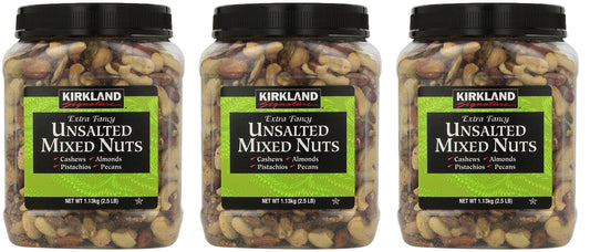 Kirkland Signature Extra Fancy Mixed Nuts unsalted, 39.85 Ounce