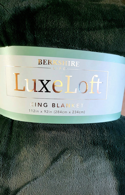 Berkshire Life LuxeLoft Blanket ( King, Green)