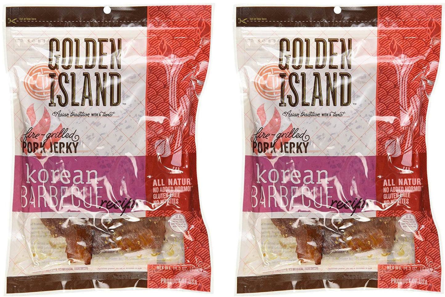 Golden Island MGaEyI Korean BBQ Pork, 14.5 oz (2 Pack)