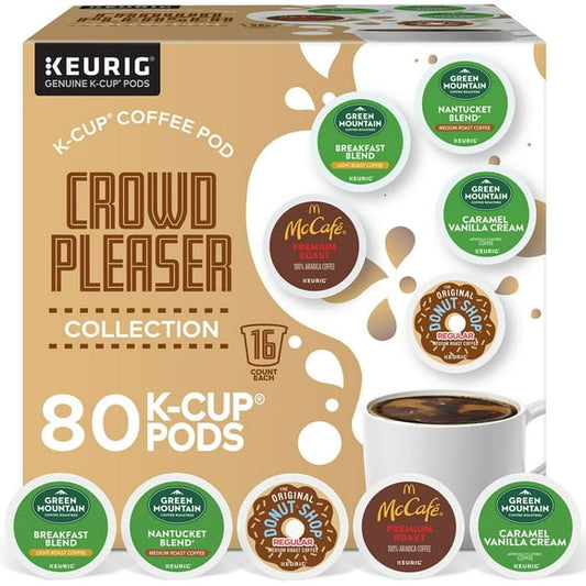 Crowd Pleaser Variety Pack, Single Serve Pods, 80 ct.