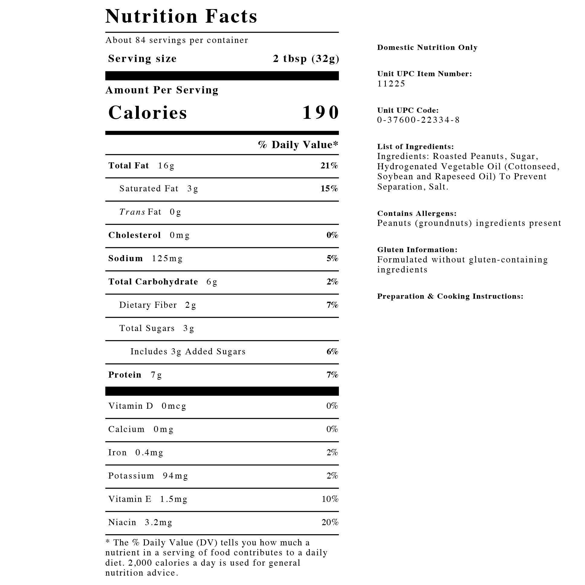 SKIPPY CHUNKY PEANUT BUTTER 2/48 OZ
