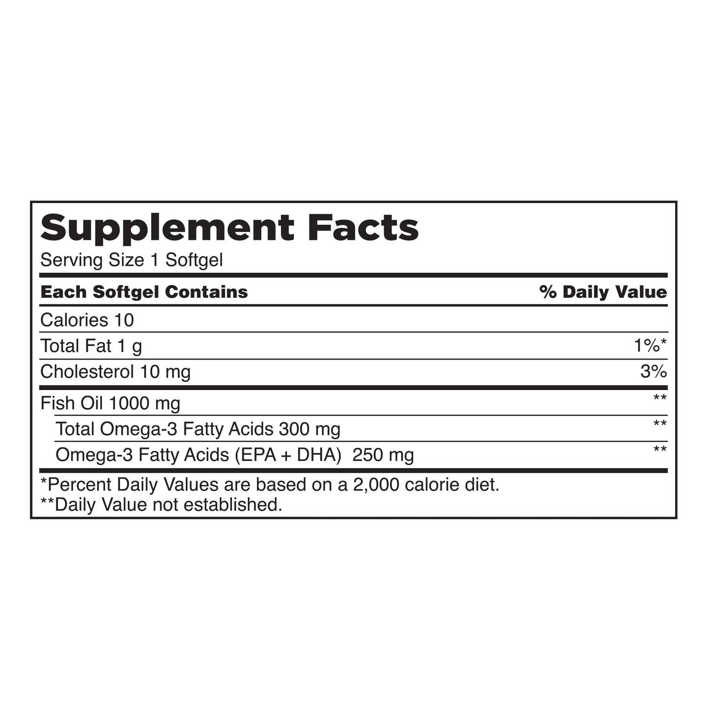 KIRKLAND SIGNATURE FISH OIL 1000MG 400 SOFTGELS