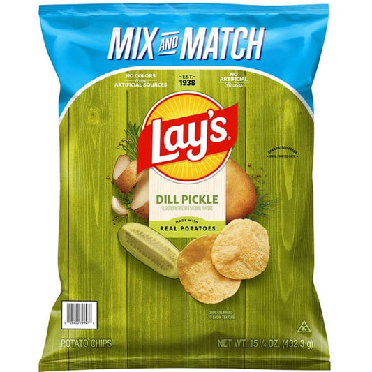 Lay's Dill Pickle Potato Chips, 15.25 oz.