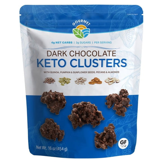 Gourmet Gatherings Dark Chocolate Keto Cluster, 16 oz.
