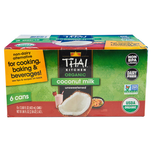 THAI KITCHEN ORGANIC COCONUT MILK 6/13.66 OZ