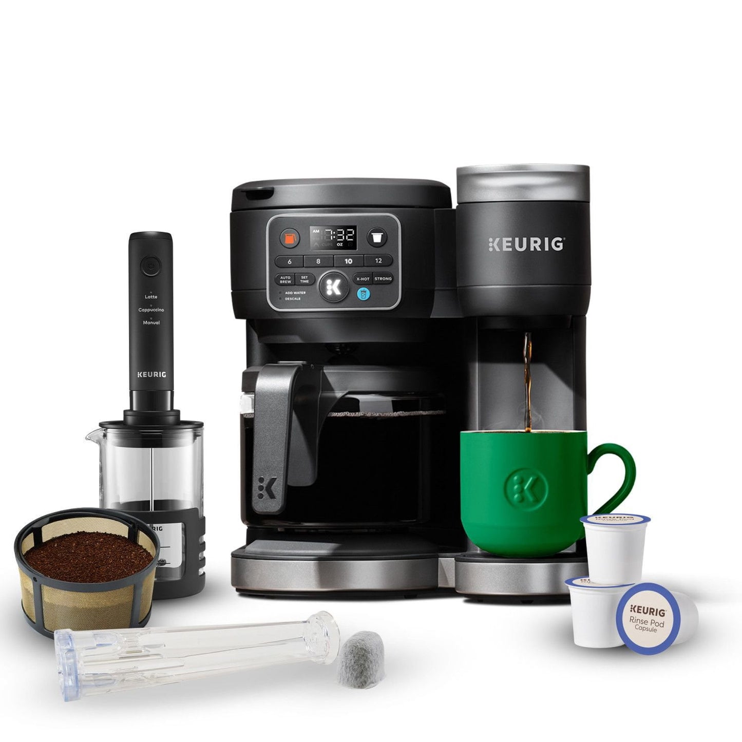 Keurig K-Duo S Bundle Hot & Iced Single Serve & Carafe Coffee Maker (Gen 2)
